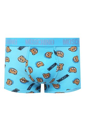 Мужские хлопковые боксеры MOSCHINO голубого цвета по цене 5975 руб., арт. A4726/8105 | Фото 1 Мужские хлопковые боксеры MOSCHINO голубого цвета, арт. A4726/8105 | Фото 1