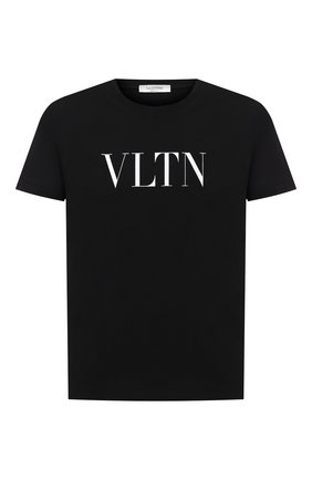 Мужская хлопковая футболка VALENTINO черного цвета по цене 28350 руб., арт. UV3MG10V3LE | Фото 1 Мужская хлопковая футболка VALENTINO черного цвета, арт. UV3MG10V3LE | Фото 1