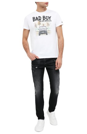 Мужская хлопковая футболка MC2 SAINT BARTH белого цвета по цене 5705 руб., арт. STBM TSHIRT MAN/TSHM001 | Фото 2 Мужская хлопковая футболка MC2 SAINT BARTH белого цвета, арт. STBM TSHIRT MAN/TSHM001 | Фото 2