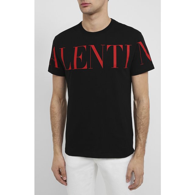 фото Хлопковая футболка valentino