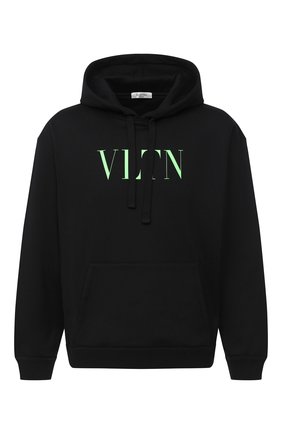 Мужской хлопковое худи VALENTINO черного цвета по цене 56950 руб., арт. UV3MF14F3TV | Фото 1 Мужской хлопковое худи VALENTINO черного цвета, арт. UV3MF14F3TV | Фото 1