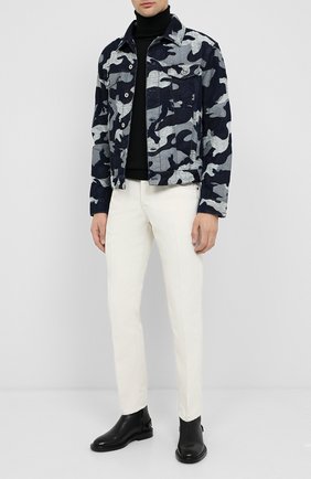 Мужской шерстяная водолазка VALENTINO черного цвета по цене 72500 руб., арт. UV3KC09N6KR | Фото 2 Мужской шерстяная водолазка VALENTINO черного цвета, арт. UV3KC09N6KR | Фото 2