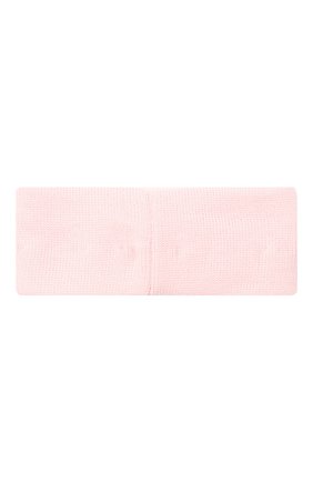 Детская шерстяная повязка CATYA розового цвета, арт. 024816 | Фото 2 (Материал: Шерсть, Текстиль; Региональные ограничения белый список (Axapta Mercury): RU)