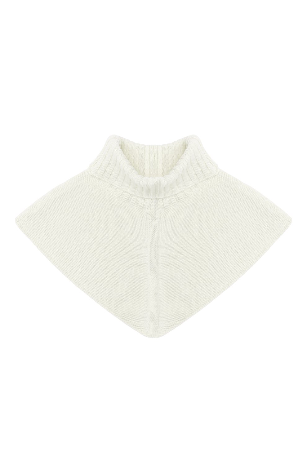 Детский шерстяной шарф-воротник CATYA белого цвета, арт. 024792/2 | Фото 1 (Материал: Текстиль, Шерсть; Региональные ограничения белый список (Axapta Mercury): RU)