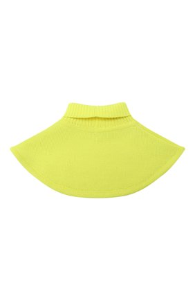 Детский шерстяной шарф-воротник CATYA желтого цвета, арт. 024791/1 | Фото 2 (Материал: Шерсть, Текстиль; Региональные ограничения белый список (Axapta Mercury): RU)