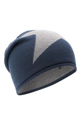 Детского шерстяная шапка CATYA темно-синего цвета, арт. 024719 | Фото 1 (Материал: Шерсть, Текстиль; Региональные ограничения белый список (Axapta Mercury): RU)