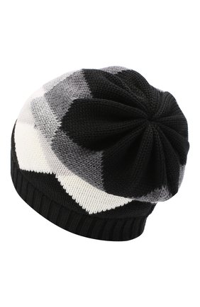 Детского шерстяная шапка CATYA серого цвета, арт. 024670/1 | Фото 2 (Материал: Шерсть, Текстиль; Региональные ограничения белый список (Axapta Mercury): RU)