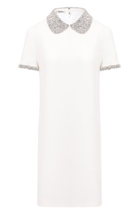 Женское платье MIU MIU белого цвета по цене 225000 руб., арт. MF3864-1CSJ-F0K74 | Фото 1 Женское платье MIU MIU белого цвета, арт. MF3864-1CSJ-F0K74 | Фото 1