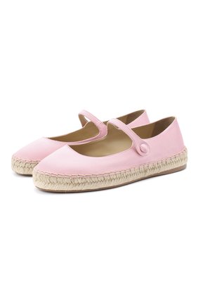 Женские текстильные балетки PRADA розового цвета по цене 46500 руб., арт. 1F989L-49-F0442-20 | Фото 1 Женские текстильные балетки PRADA розового цвета, арт. 1F989L-49-F0442-20 | Фото 1