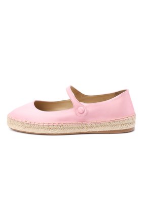 Женские текстильные балетки PRADA розового цвета по цене 46500 руб., арт. 1F989L-49-F0442-20 | Фото 2 Женские текстильные балетки PRADA розового цвета, арт. 1F989L-49-F0442-20 | Фото 2