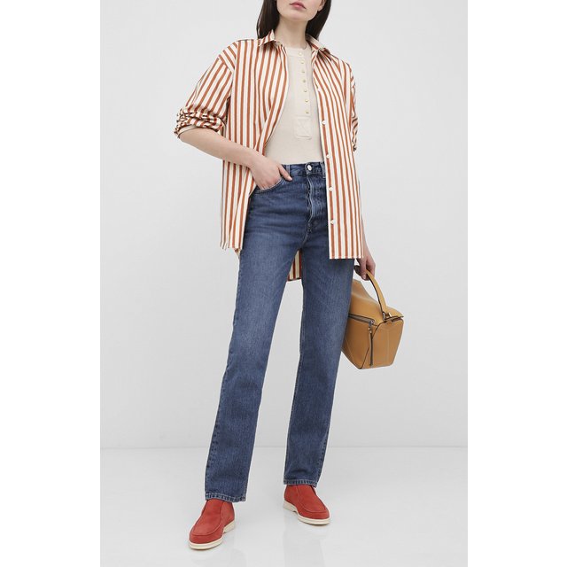 фото Замшевые ботинки open walk loro piana