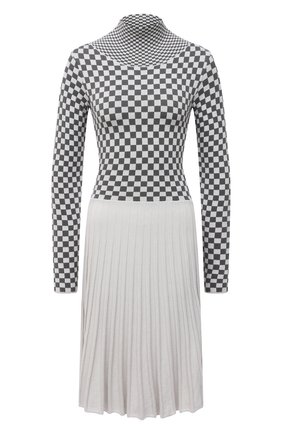 Женское платье EMPORIO ARMANI светло-серого цвета по цене 36250 руб., арт. 6H2AW2/2M15Z | Фото 1 Женское платье EMPORIO ARMANI светло-серого цвета, арт. 6H2AW2/2M15Z | Фото 1