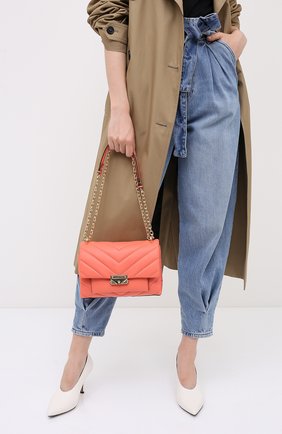 Женская сумка cece medium MICHAEL MICHAEL KORS кораллового цвета по цене 36100 руб., арт. 30T9G0EL8L | Фото 2 Женская сумка cece medium MICHAEL MICHAEL KORS кораллового цвета, арт. 30T9G0EL8L | Фото 2