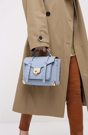 Женская сумка manhattan MICHAEL MICHAEL KORS голубого цвета по цене 36850 руб., арт. 30T9GNCS6L | Фото 2 Женская сумка manhattan MICHAEL MICHAEL KORS голубого цвета, арт. 30T9GNCS6L | Фото 2