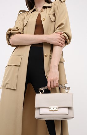 Женская сумка cece MICHAEL MICHAEL KORS бежевого цвета по цене 52600 руб., арт. 30S0G0EL8U | Фото 2 Женская сумка cece MICHAEL MICHAEL KORS бежевого цвета, арт. 30S0G0EL8U | Фото 2