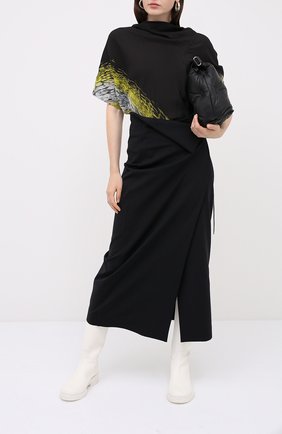 Женская топ из вискозы RICK OWENS разноцветного цвета по цене 46200 руб., арт. RP20F2218/CCL | Фото 2 Женская топ из вискозы RICK OWENS разноцветного цвета, арт. RP20F2218/CCL | Фото 2