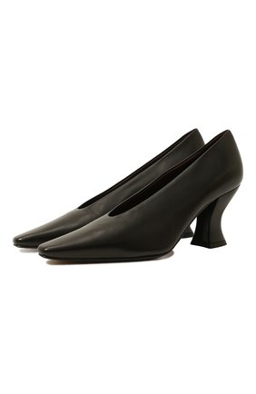 Женская кожаные туфли almond BOTTEGA VENETA черного цвета по цене 51300 руб., арт. 608839/VBSD0 | Фото 1 Женская кожаные туфли almond BOTTEGA VENETA черного цвета, арт. 608839/VBSD0 | Фото 1