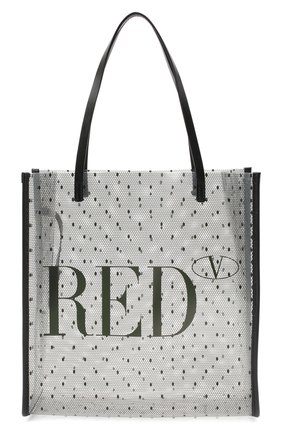 Женская сумка-шопер REDVALENTINO черного цвета по цене 26650 руб., арт. UQ2B0C18/MVN | Фото 1 Женская сумка-шопер REDVALENTINO черного цвета, арт. UQ2B0C18/MVN | Фото 1