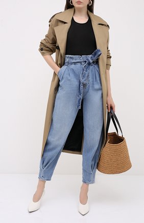 Женские джинсы REDVALENTINO синего цвета по цене 34550 руб., арт. UR3DD02W/594 | Фото 2 Женские джинсы REDVALENTINO синего цвета, арт. UR3DD02W/594 | Фото 2