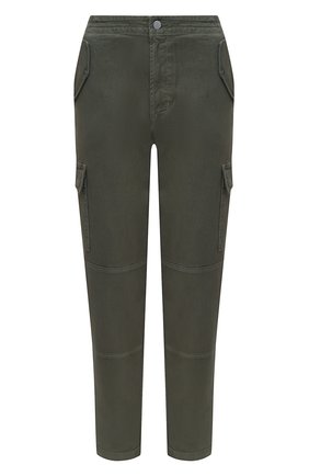 Женские хлопковые брюки J BRAND хаки цвета по цене 25900 руб., арт. JB002894 | Фото 1 Женские хлопковые брюки J BRAND хаки цвета, арт. JB002894 | Фото 1