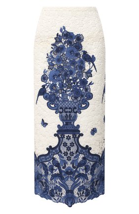Женская юбка-миди VALENTINO голубого цвета по цене 242500 руб., арт. UB3RA6I55QN | Фото 1 Женская юбка-миди VALENTINO голубого цвета, арт. UB3RA6I55QN | Фото 1