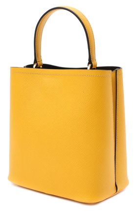 Женская сумка panier PRADA желтого цвета по цене 160000 руб., арт. 1BA212-2ERX-F0CF3-OOO | Фото 2 Женская сумка panier PRADA желтого цвета, арт. 1BA212-2ERX-F0CF3-OOO | Фото 2