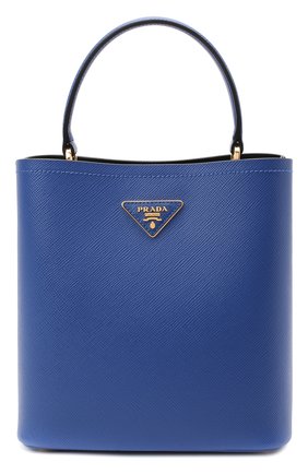 Женская сумка panier PRADA синего цвета по цене 160000 руб., арт. 1BA212-2ERX-F0OZH-OOO | Фото 1 Женская сумка panier PRADA синего цвета, арт. 1BA212-2ERX-F0OZH-OOO | Фото 1