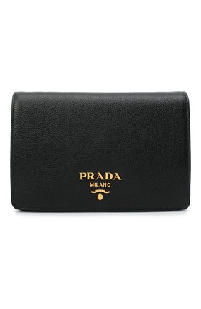 Женская сумка PRADA черного цвета по цене 135000 руб., арт. 1BD159-2BBE-F0002-NOM | Фото 1 Женская сумка PRADA черного цвета, арт. 1BD159-2BBE-F0002-NOM | Фото 1