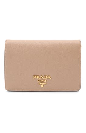 Женская сумка PRADA бежевого цвета по цене 135000 руб., арт. 1BD159-2BBE-F0770-NOM | Фото 1 Женская сумка PRADA бежевого цвета, арт. 1BD159-2BBE-F0770-NOM | Фото 1