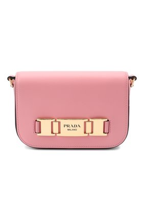 Женская сумка PRADA розового цвета по цене 130000 руб., арт. 1BD244-2AIX-F0442-OMO | Фото 1 Женская сумка PRADA розового цвета, арт. 1BD244-2AIX-F0442-OMO | Фото 1