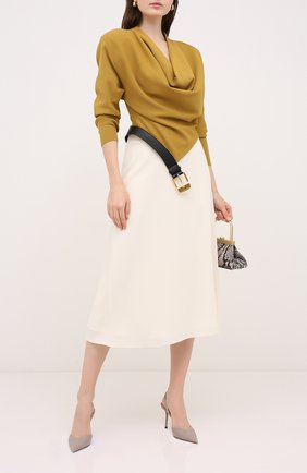 Женская кожаные туфли thandi 85 JIMMY CHOO бежевого цвета по цене 48750 руб., арт. THANDI 85/CCL | Фото 2 Женская кожаные туфли thandi 85 JIMMY CHOO бежевого цвета, арт. THANDI 85/CCL | Фото 2