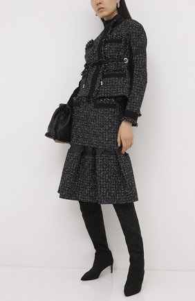 Женские сапоги REDVALENTINO черного цвета по цене 49400 руб., арт. UQ2S0C72/AFP | Фото 2 Женские сапоги REDVALENTINO черного цвета, арт. UQ2S0C72/AFP | Фото 2