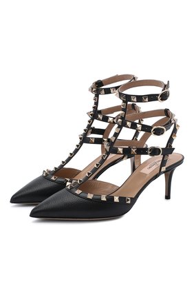 Женская кожаные туфли valentino garavani rockstud VALENTINO черного цвета по цене 58300 руб., арт. UW2S0375/VCE | Фото 1 Женская кожаные туфли valentino garavani rockstud VALENTINO черного цвета, арт. UW2S0375/VCE | Фото 1
