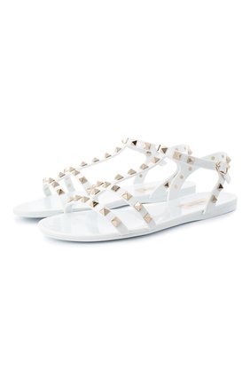 Женские сандалии valentino garavani summer rockstud VALENTINO белого цвета по цене 27950 руб., арт. UW2S0H38/PVS | Фото 1 Женские сандалии valentino garavani summer rockstud VALENTINO белого цвета, арт. UW2S0H38/PVS | Фото 1