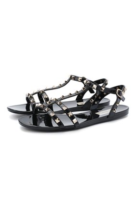 Женские сандалии valentino garavani summer rockstud VALENTINO черного цвета по цене 30800 руб., арт. UW2S0H38/PVS | Фото 1 Женские сандалии valentino garavani summer rockstud VALENTINO черного цвета, арт. UW2S0H38/PVS | Фото 1
