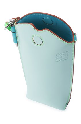 Женская сумка gate pocket loewe x paula's ibiza LOEWE голубого цвета по цене 54350 руб., арт. C650Z42X20 | Фото 4 Женская сумка gate pocket loewe x paula's ibiza LOEWE голубого цвета, арт. C650Z42X20 | Фото 4
