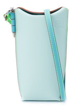 Женская сумка gate pocket loewe x paula's ibiza LOEWE голубого цвета по цене 54350 руб., арт. C650Z42X20 | Фото 6 Женская сумка gate pocket loewe x paula's ibiza LOEWE голубого цвета, арт. C650Z42X20 | Фото 6