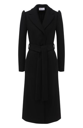 Женское шерстяное пальто REDVALENTINO черного цвета по цене 65450 руб., арт. UR3CAC10/560 | Фото 1 Женское шерстяное пальто REDVALENTINO черного цвета, арт. UR3CAC10/560 | Фото 1