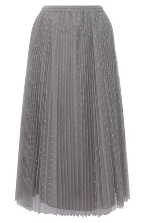 Женская юбка REDVALENTINO серого цвета по цене 55400 руб., арт. UR3RAC20/428 | Фото 1 Женская юбка REDVALENTINO серого цвета, арт. UR3RAC20/428 | Фото 1