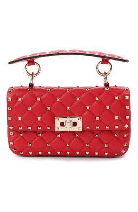 Женская сумка valentino garavani rockstud spike VALENTINO красного цвета по цене 124000 руб., арт. UW2B0123/NAP | Фото 1 Женская сумка valentino garavani rockstud spike VALENTINO красного цвета, арт. UW2B0123/NAP | Фото 1