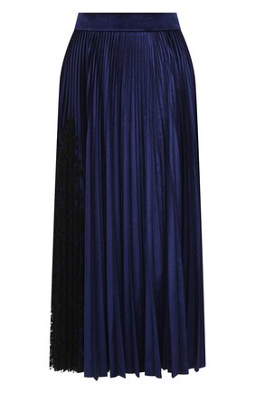 Женская юбка VALENTINO синего цвета по цене 149500 руб., арт. UB3MD02B5ME | Фото 1 Женская юбка VALENTINO синего цвета, арт. UB3MD02B5ME | Фото 1
