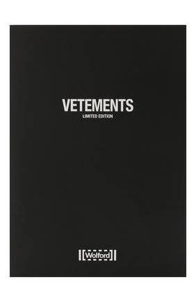 Женские капроновые колготки VETEMENTS черного цвета по цене 12000 руб., арт. WAH21AC302 1379/BLACK | Фото 1 Женские капроновые колготки VETEMENTS черного цвета, арт. WAH21AC302 1379/BLACK | Фото 1