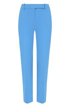 Женские шерстяные брюки VALENTINO голубого цвета по цене 86800 руб., арт. UB3RB3W01CF | Фото 1 Женские шерстяные брюки VALENTINO голубого цвета, арт. UB3RB3W01CF | Фото 1