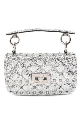 Женская сумка valentino garavani rockstud spike VALENTINO серебряного цвета по цене 128000 руб., арт. UW2B0G37/LVR | Фото 1 Женская сумка valentino garavani rockstud spike VALENTINO серебряного цвета, арт. UW2B0G37/LVR | Фото 1