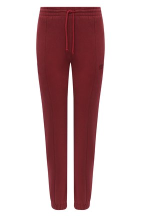 Женские хлопковые джоггеры VETEMENTS бордового цвета по цене 58200 руб., арт. WAH21TR645 1601/B0RDEAUX | Фото 1 Женские хлопковые джоггеры VETEMENTS бордового цвета, арт. WAH21TR645 1601/B0RDEAUX | Фото 1