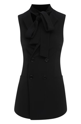 Женский жилет REDVALENTINO черного цвета по цене 59900 руб., арт. UR3CFA00/2EU | Фото 1 Женский жилет REDVALENTINO черного цвета, арт. UR3CFA00/2EU | Фото 1