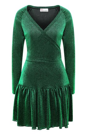 Женское платье REDVALENTINO зеленого цвета по цене 38000 руб., арт. UR3MJ04V/5BU | Фото 1 Женское платье REDVALENTINO зеленого цвета, арт. UR3MJ04V/5BU | Фото 1