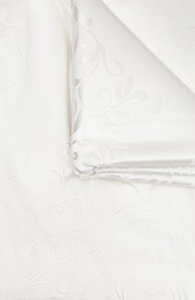 Мужского покрывало из шелка и хлопка FRETTE белого цвета по цене 179000 руб., арт. FR6647 F2100 270A | Фото 3 Мужского покрывало из шелка и хлопка FRETTE белого цвета, арт. FR6647 F2100 270A | Фото 3