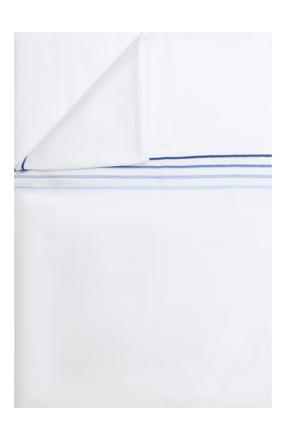 Мужского хлопковый пододеяльник FRETTE синего цвета, арт. F07092 E3600 200A | Фото 1