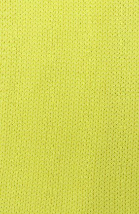 Детский шерстяной шарф CATYA желтого цвета, арт. 024759 | Фото 2 (Материал: Шерсть, Текстиль)